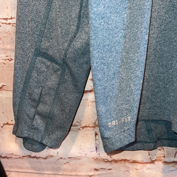 Nike Men drifit element 1/2 zip running top shirt long sleeve blue XL reflective - Picture 4 of 10